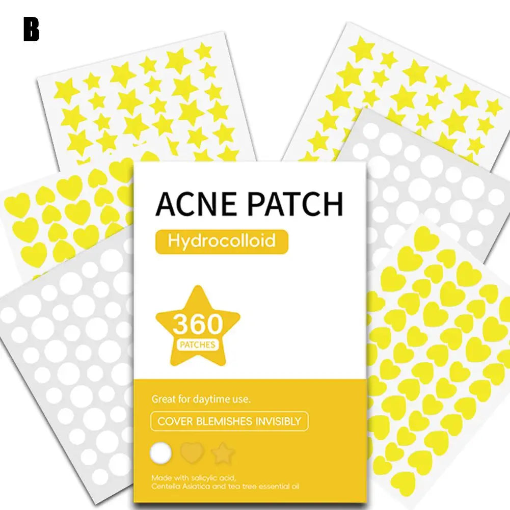 Patches Anti-Acne Hidrocoloides — Pack 360 unidades Coloridas