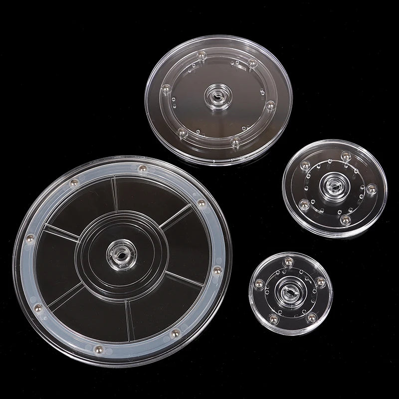 Organizador Giratório 360° — Acrílico Transparente para Cozinha