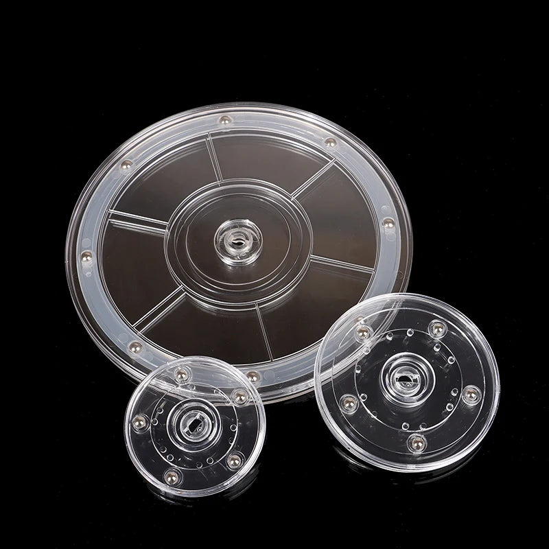 Organizador Giratório 360° — Acrílico Transparente para Cozinha
