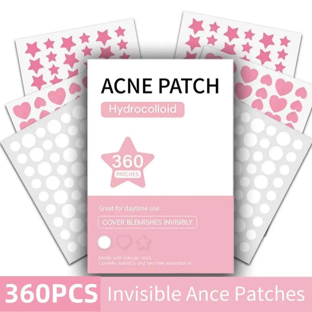 Patches Anti-Acne Hidrocoloides — Pack 360 unidades Coloridas
