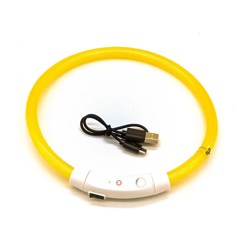 Coleira LED Fibra Óptica