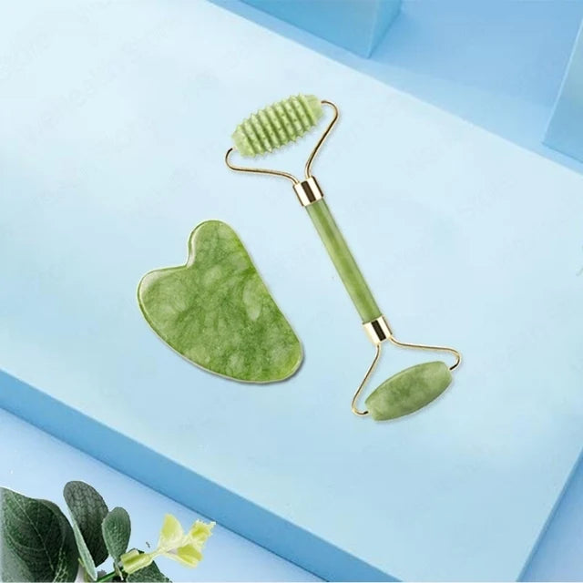 Kit Gua Sha + Rolo de Jade