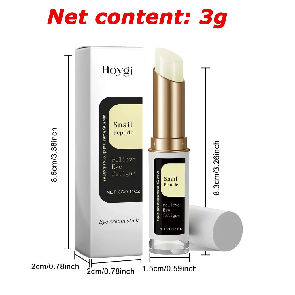 Stick Creme Anti-Olheiras Caracol — Colágeno + Hidratação