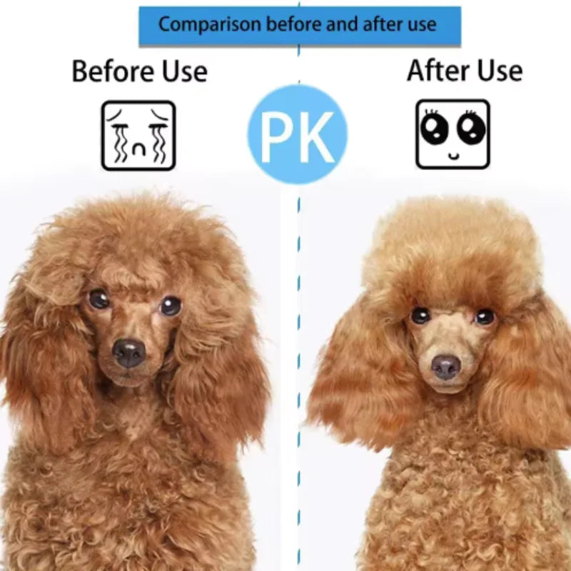 Escova Auto-Clean Pet — Botão Ejetor de Pelo para Cão e Gato