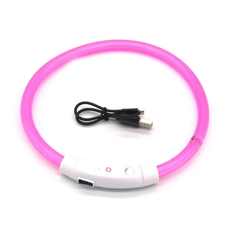 Coleira LED Fibra Óptica