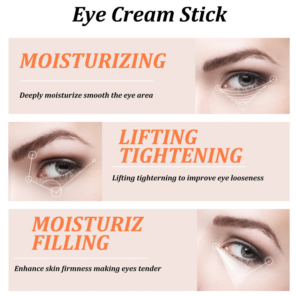 Stick Creme Anti-Olheiras Caracol — Colágeno + Hidratação