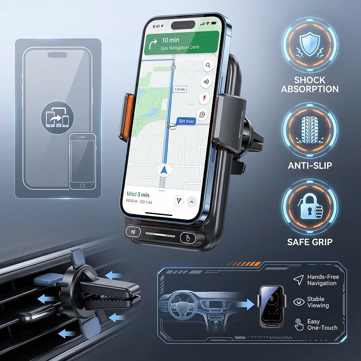 Suporte Veicular Wireless 15W