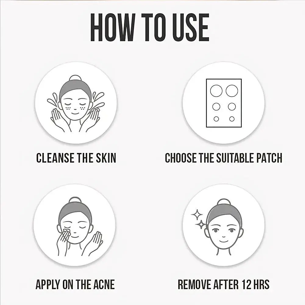 Patches Anti-Acne Hidrocoloides — Pack 360 unidades Coloridas