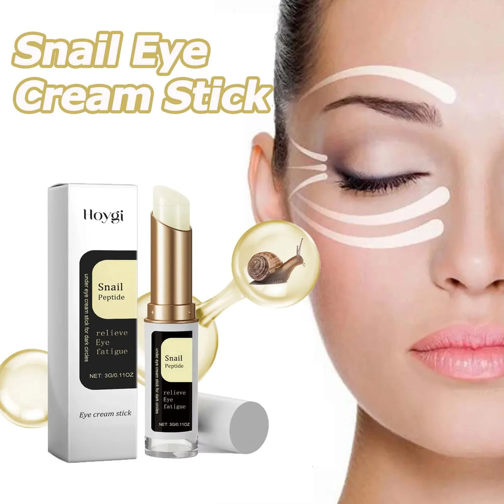 Stick Creme Anti-Olheiras Caracol — Colágeno + Hidratação