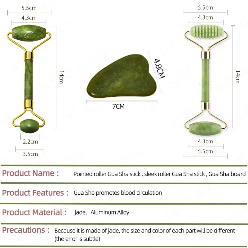 Kit Gua Sha + Rolo de Jade