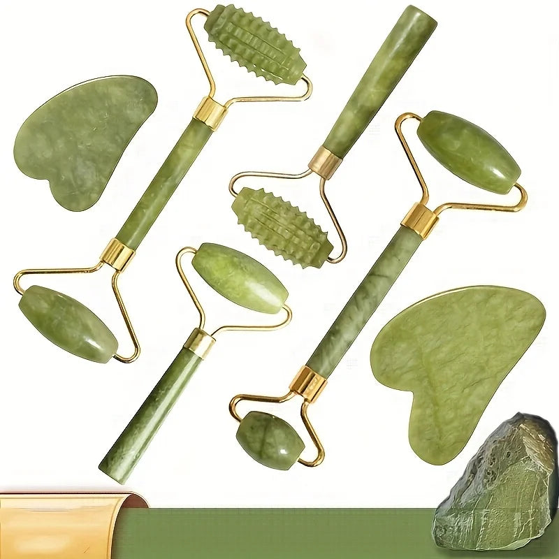 Kit Gua Sha + Rolo de Jade